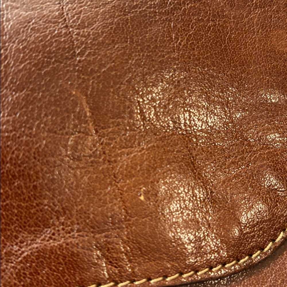 Jack George’s All American pecan Leather crossbody saddle bag. - Picture 9 of 9